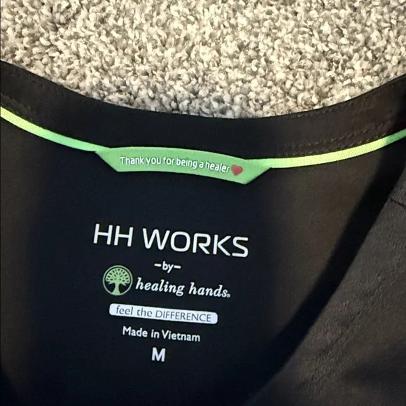 Women's Black scrub jacket - Picture 2 of 3